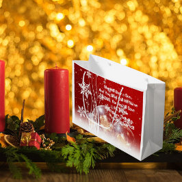 Cadeaubag Bijbeltekst Geboorte van Jezus Groot Cadeauzakje