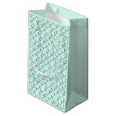 Cadeaubag Danslessen (Groen) Klein Cadeauzakje (Voorkant Gekanteld)