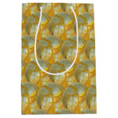 Cadeaubag - Gouden Knikkers Medium Cadeauzakje (Voorkant)