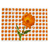 Cadeaubag (LG) - Calendula Bloesems Groot Cadeauzakje (Achterkant)