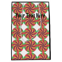 Cadeaubag Medium Met Zwarte Kleur Jouw Tekst Tasse