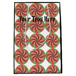 Cadeaubag Medium Met Zwarte Kleur Jouw Tekst Tasse Cadeauzakje