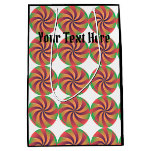 Cadeaubag Medium Met Zwarte Kleur Jouw Tekst Tasse Cadeauzakje