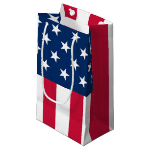 Cadeaubag met Amerikaanse vlag Klein Cadeauzakje
