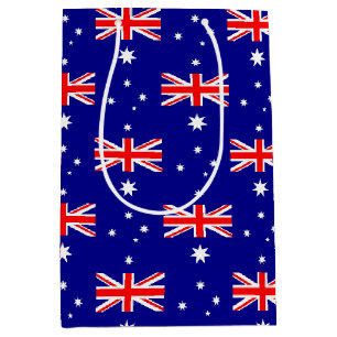 Cadeaubag met Australische vlag Medium Cadeauzakje