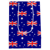 Cadeaubag met Australische vlag Medium Cadeauzakje (Achterkant)