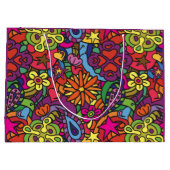 Cadeaubag met liefdesfoto uit de jaren 60 groot cadeauzakje (Achterkant)