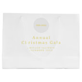 Cadeaubag met logo en eigen tekst groot cadeauzakje (Achterkant)