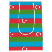 Cadeaubag met vlag van Azerbeidzjan Medium Cadeauzakje (Achterkant)