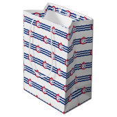 Cadeaubag met vlag van Cincinnati, VS Medium Cadeauzakje (Achterkant Gekanteld)
