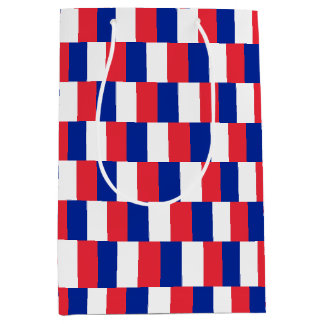 Cadeaubag met vlag van Frankrijk Medium Cadeauzakje
