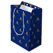Cadeaubag met vlag van Pennsylvania, VS Medium Cadeauzakje (Achterkant Gekanteld)