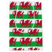 Cadeaubag met vlag van Wales Medium Cadeauzakje (Voorkant)