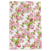 Cadeaubag - Roze Hellebore Bloem Medium Cadeauzakje (Voorkant)