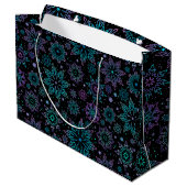 Cadeaubag "Sneeuwvlokken" Groot Cadeauzakje (Achterkant Gekanteld)