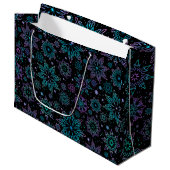 Cadeaubag "Sneeuwvlokken" Groot Cadeauzakje (Voorkant Gekanteld)
