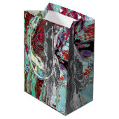 Cadeaubag – Strata Pulse Medium Cadeauzakje (Achterkant Gekanteld)