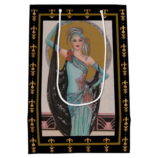 Cadeaubag The Flapper Medium Cadeauzakje (Achterkant)