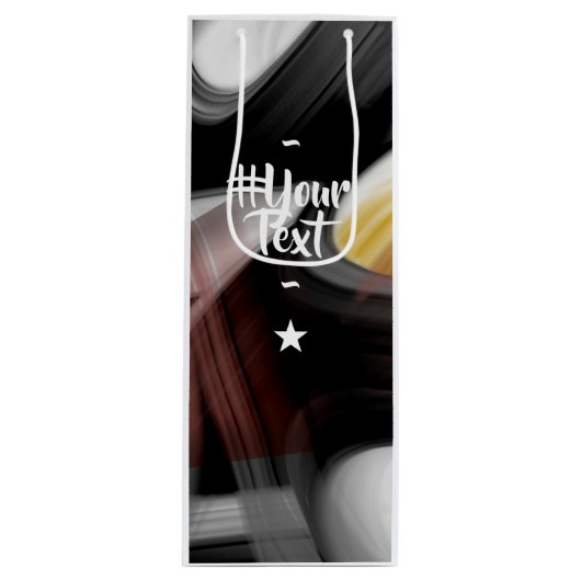 Cadeaubag Trend Abstract Mode Accessoires Poeder Wijn Cadeautas (Voorkant)