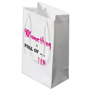 Cadeaubag voor 40e verjaardag klein cadeauzakje