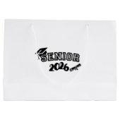 Cadeaubag voor afgestudeerden 2026 groot cadeauzakje (Achterkant)