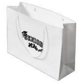 Cadeaubag voor afgestudeerden 2026 groot cadeauzakje (Achterkant Gekanteld)