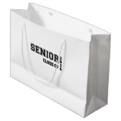 Cadeaubag voor afstudeerders 2026 groot cadeauzakje (Voorkant Gekanteld)