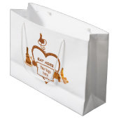 Cadeaubag voor restaurant  groot cadeauzakje (Voorkant Gekanteld)