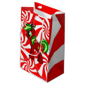 Cadeaubagage Kerstmis Klein Cadeauzakje (Achterkant Gekanteld)