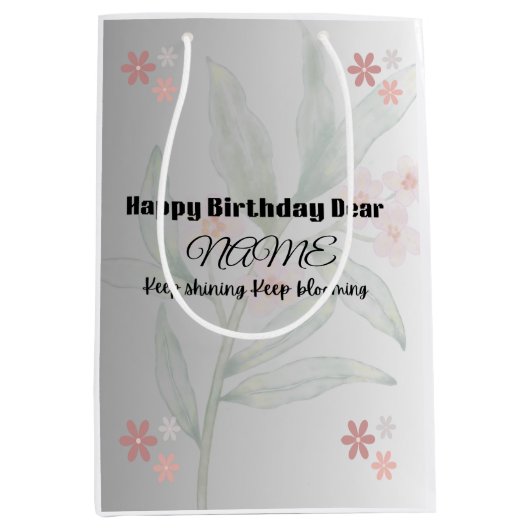 Cadeaubagage Medium Cadeauzakje (Voorkant)