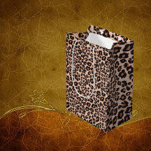 Cadeaubagage met luipaardprint cadeauverpakking