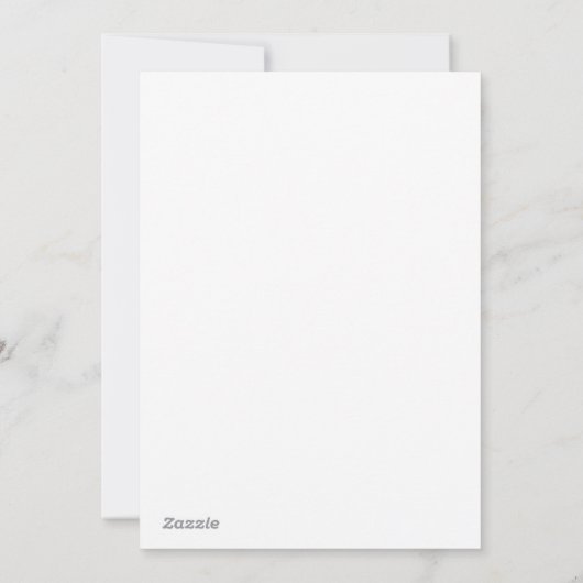 Cadeauband Script Kerstkaart (Achterkant)