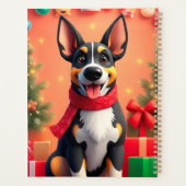 Cadeaubare agenda voor kinderen met Kersthondje (Achterkant)