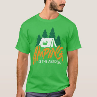 Cadeaubeeld Camping of Rv Camping in vintage stijl T-shirt