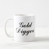 Cadeaubeker 'Gold Digger' koffiemok (Links)