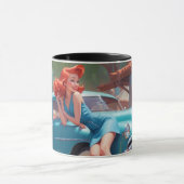 Cadeaubeker Pin Up Girl geweldig cadeau! Mok (Midden)