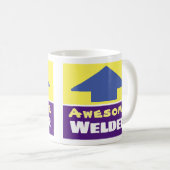 Cadeaubeker voor een geweldige lasser koffiemok (Voorkant rechts)