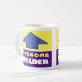 Cadeaubeker voor een geweldige lasser koffiemok (Voorkant links)