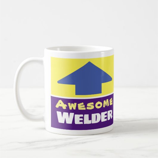 Cadeaubeker voor een geweldige lasser koffiemok (Links)