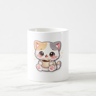 Cadeaubeker voor kattenliefhebbers - Kawaii Katten Koffiemok