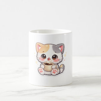 Cadeaubeker voor kattenliefhebbers - Kawaii Katten Koffiemok
