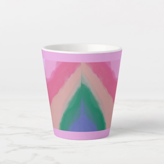 Cadeaubeker voor koffieliefhebbers latte mok (Voorkant)