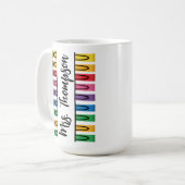 Cadeaubeker voor leraar - Persoonlijke mok Cadeau (Voorkant links)