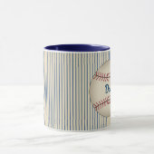 Cadeaubeker voor vader met honkbalprint mok (Midden)