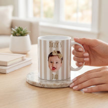 Cadeaubekers voor Vaderdag voor papa met babygezic