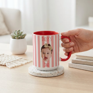 Cadeaubekers voor Vaderdag voor papa met babygezic Mok