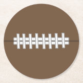 Cadeaubekers voor voetbalfans ronde kartonnen onderzetter (Voorkant)