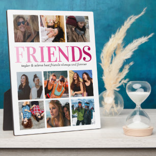 Cadeaubeloning Vriendschap Vrienden Fotocollage Fotoplaat