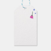 Cadeaubijlage met verse snijbloemen cadeaulabel (Achterkant)