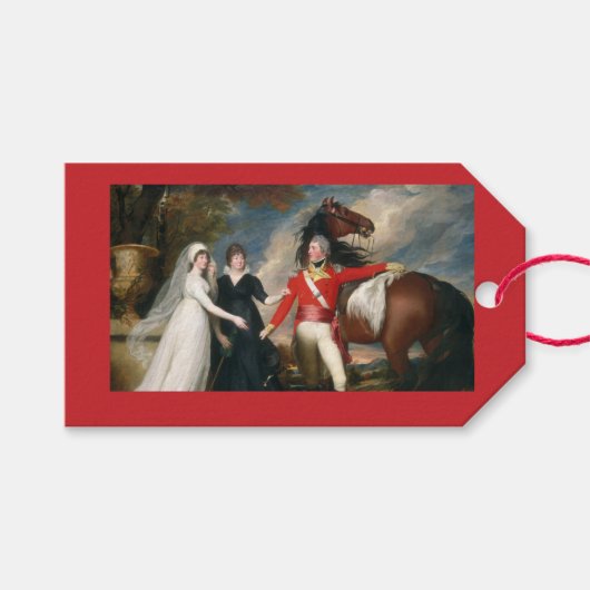 Cadeaubijlage met vintage ontwerp cadeaulabel (Voorkant (Horizontaal))